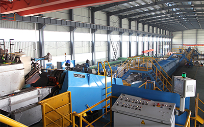 CONTINUOUS CASTING AMD ROLLING LINE